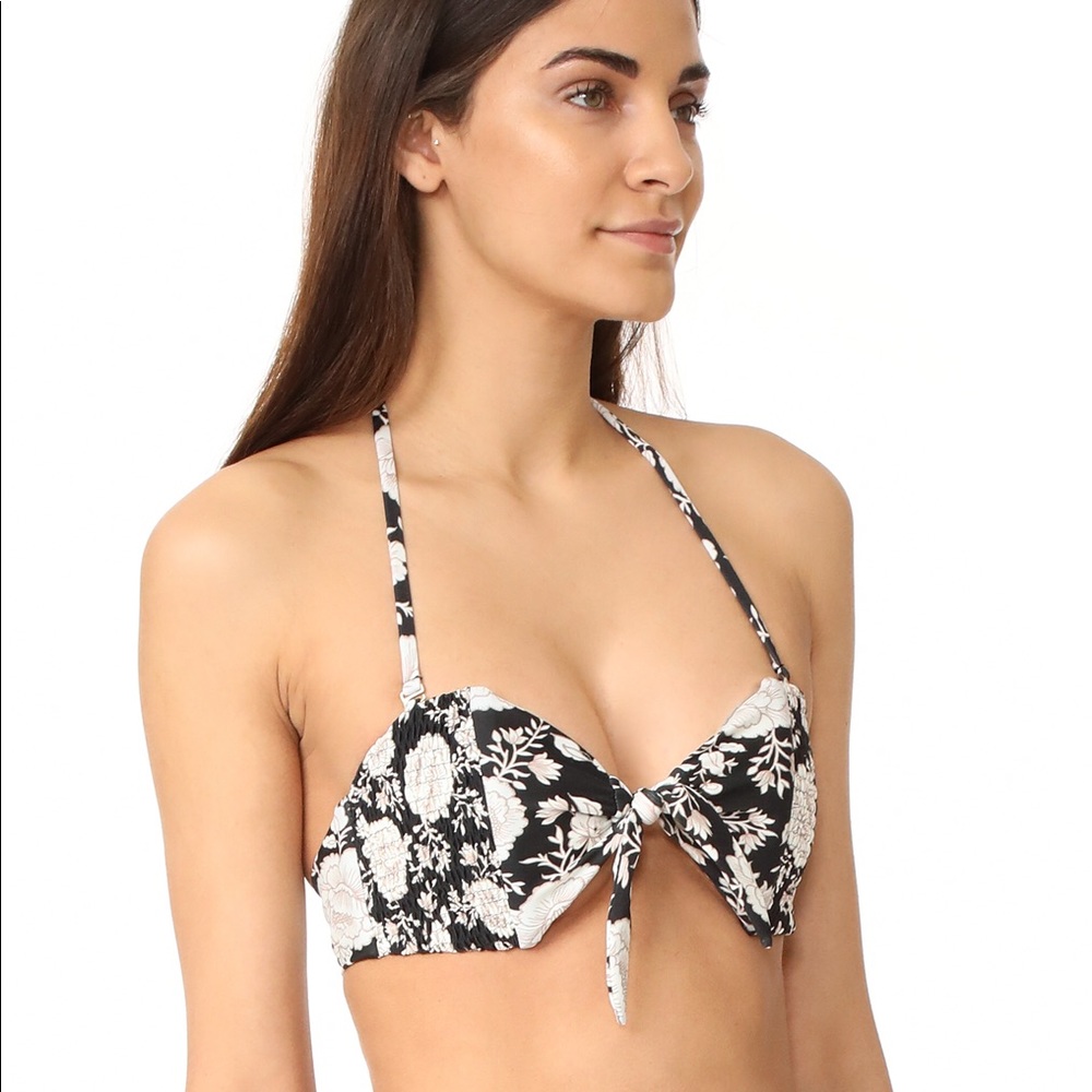 Tori Praver Swimwear Bandeau Bikini Top Small